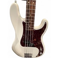 Used 2022 Fender Player Precision Bass White Electric Bass Guitar