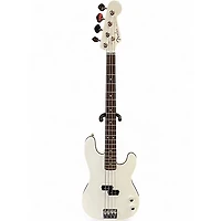 Used Fender AERODYNE PRECISION BASS Bright White Electric Bass Guitar