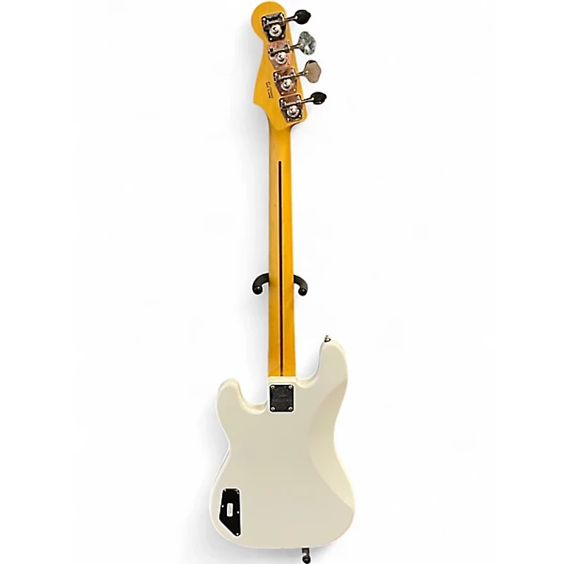 Used Fender AERODYNE PRECISION BASS Bright White Electric Bass Guitar