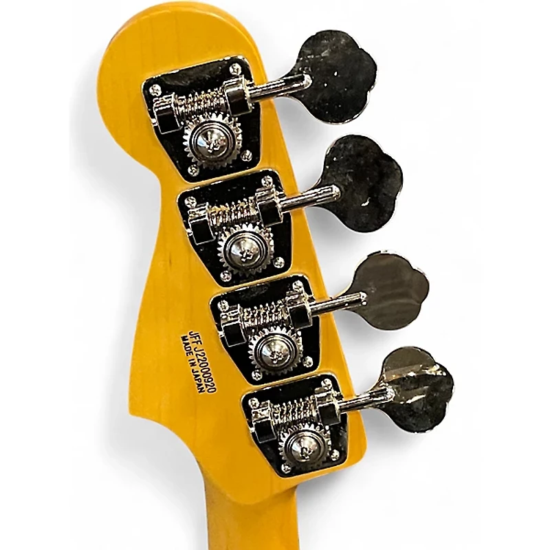 Used Fender AERODYNE PRECISION BASS Bright White Electric Bass Guitar