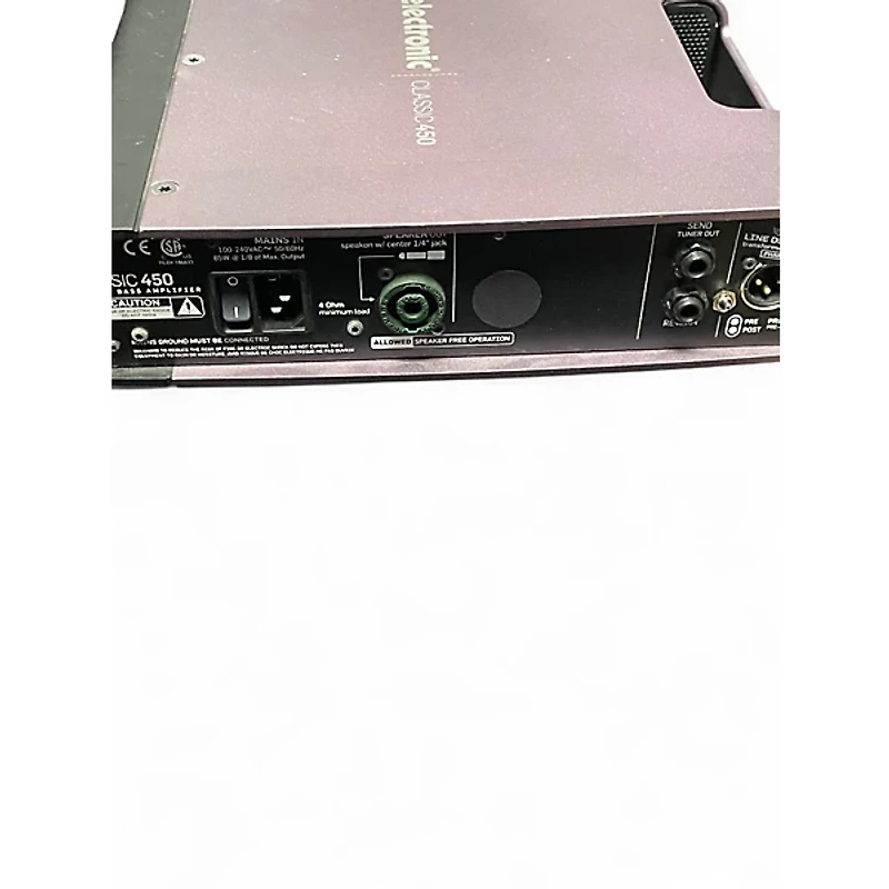 Used TC Electronic Classic 450 Bass Amp Head