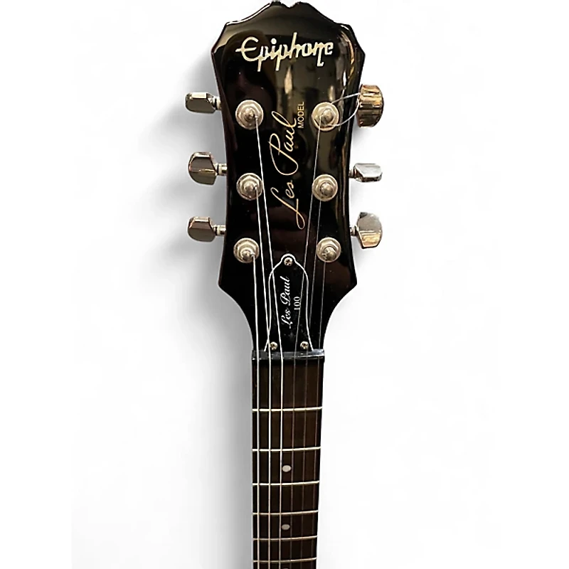 Used Epiphone Les Paul 100 Bolt On Cherry Sunburst Solid Body Electric Guitar