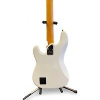 Used Fender American Ultra Precision Bass Pearl White Electric Bass Guitar