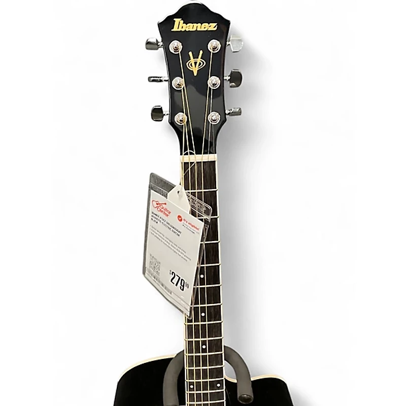 Used Ibanez EP10BP Black Acoustic Electric Guitar