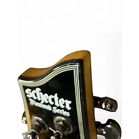 Used Schecter Guitar Research Damien Elite 7 Black Solid Body Electric Guitar