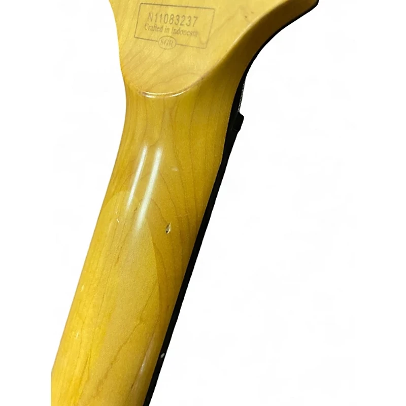 Used Schecter Guitar Research Damien Elite 7 Black Solid Body Electric Guitar