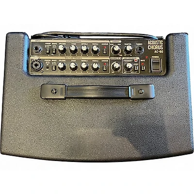 Used Roland AC60 60W 2X6.5 Acoustic Guitar Combo Amp