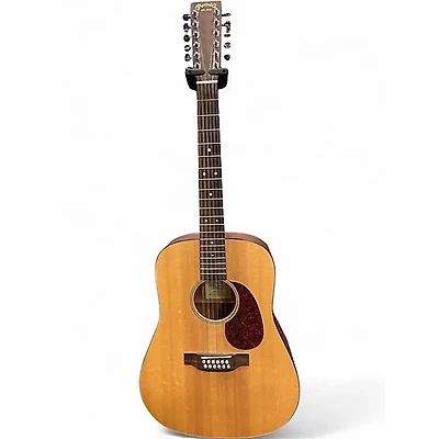 Used Martin DM12 Natural 12 String Acoustic Guitar