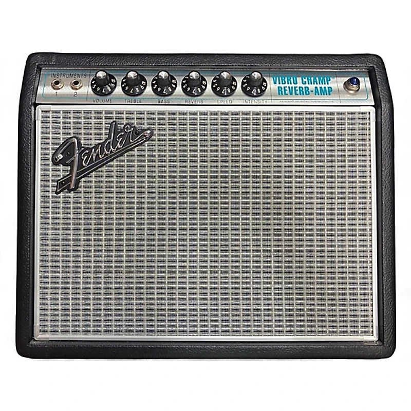 Used Fender '68 Custom Vibro Champ Reverb-Amp Tube Guitar Combo Amp