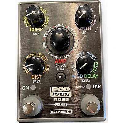 Used Line 6 POD Express Bass Effect Processor