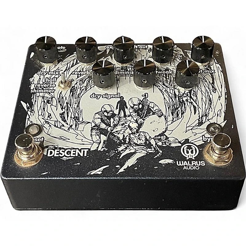 Used Walrus Audio Descent Reverb Effect Pedal