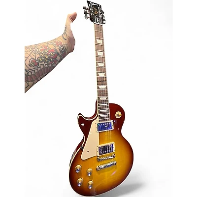 Used Gibson Les Paul Standard Left Handed Iced Tea Electric Guitar