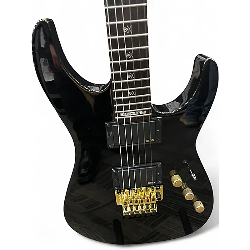 Used ESP LTD KH602 Kirk Hammett Signature Black Solid Body Electric Guitar