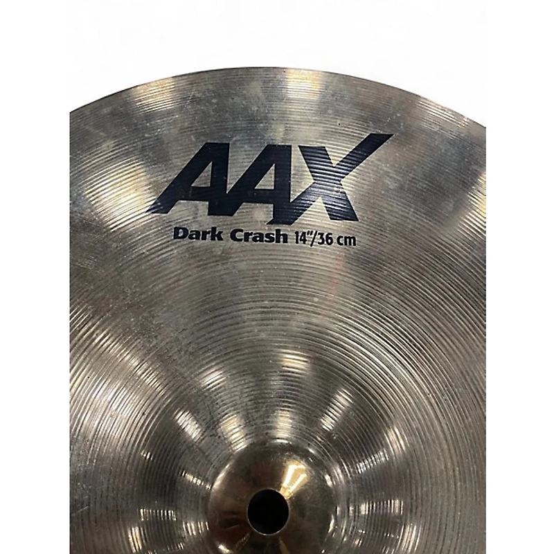 Used SABIAN 14in AAX Series Dark Crash Cymbal