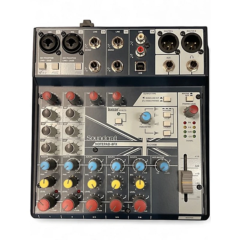 Used Soundcraft Notepad-8FX Unpowered Mixer