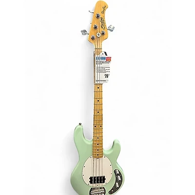 Used Sterling by Music Man Sub 4 Mint Green Electric Bass Guitar