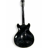 Used D'Angelico Excel DC Tour Black Hollow Body Electric Guitar