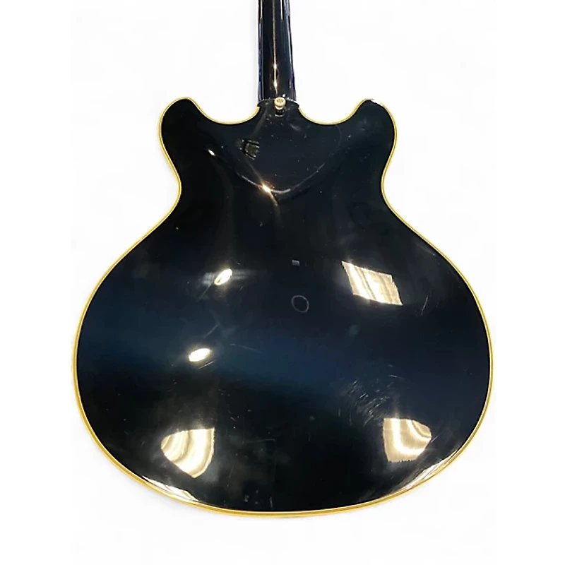 Used D'Angelico Excel DC Tour Black Hollow Body Electric Guitar