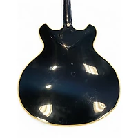 Used D'Angelico Excel DC Tour Black Hollow Body Electric Guitar