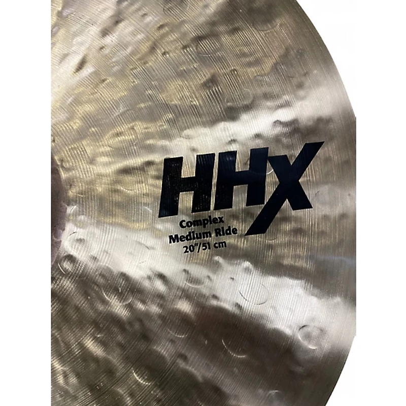 Used SABIAN 20in HHX COMPLEX MEDIUM RIDE Cymbal