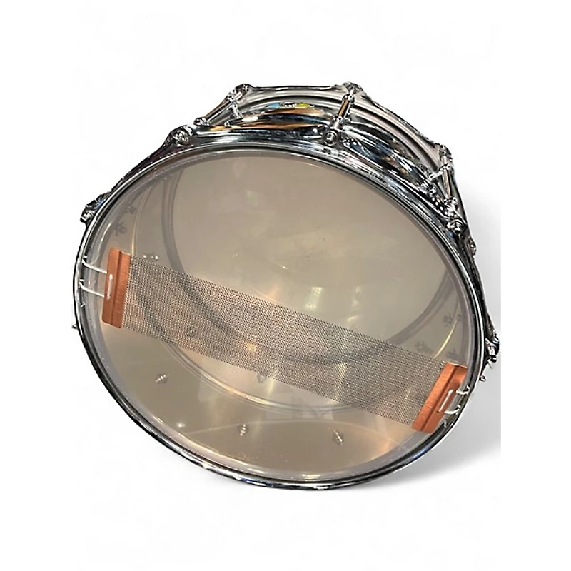 Used Ludwig 14X8 Supralite Snare Silver Drum