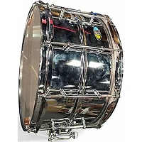Used Ludwig 14X8 Supralite Snare Silver Drum