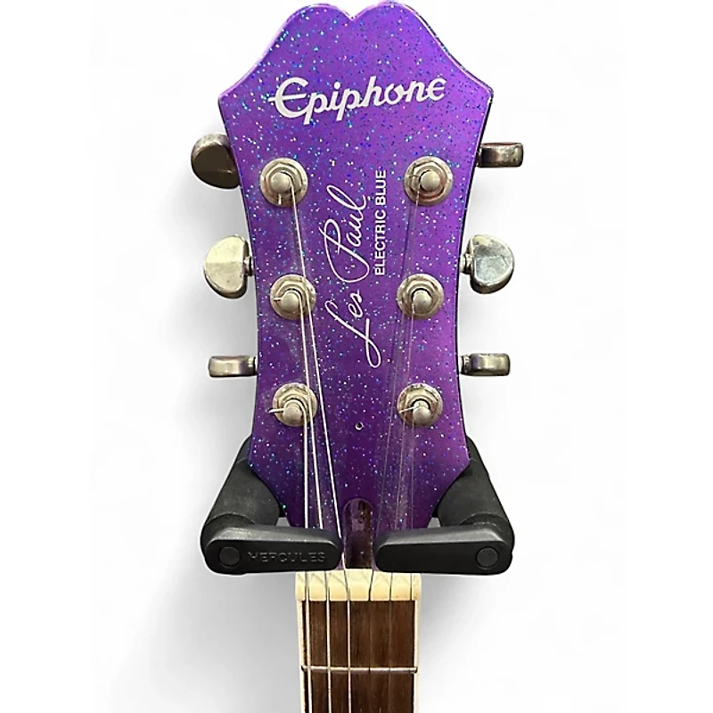 Used Epiphone Tommy Thayer Les Paul Standard Electric Blue Solid Body Electric Guitar