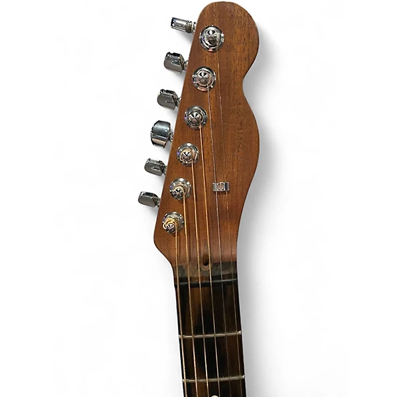 Used Fender American Acoustasonic Stratocaster Black Acoustic Electric Guitar