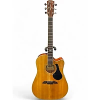 Used Alvarez AD410C Natural Acoustic Electric Guitar