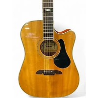 Used Alvarez AD410C Natural Acoustic Electric Guitar