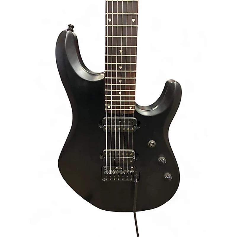 Used Sterling by Music Man JP70 John Petrucci Signature Black Solid Body Electric Guitar