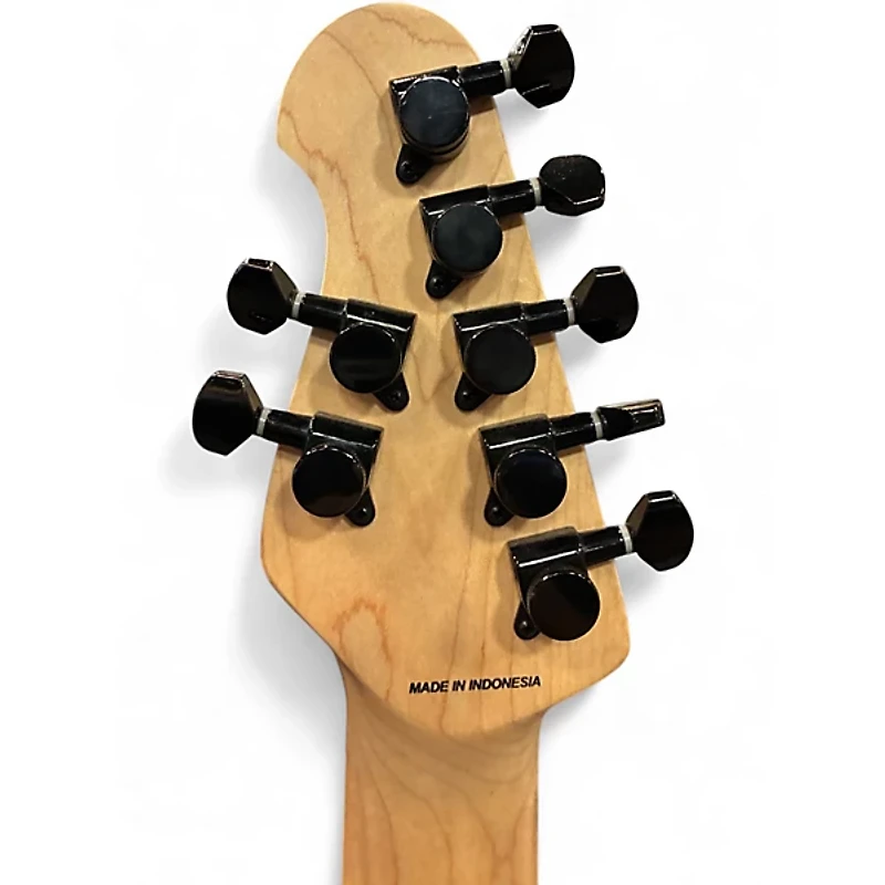 Used Sterling by Music Man JP70 John Petrucci Signature Black Solid Body Electric Guitar