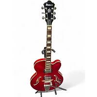 Used Ibanez AFS75T Artcore Bigsby Candy Apple Red Hollow Body Electric Guitar