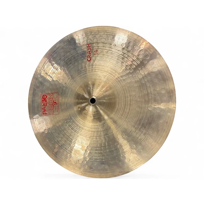 Used Paiste 14in 2002 Crash Cymbal