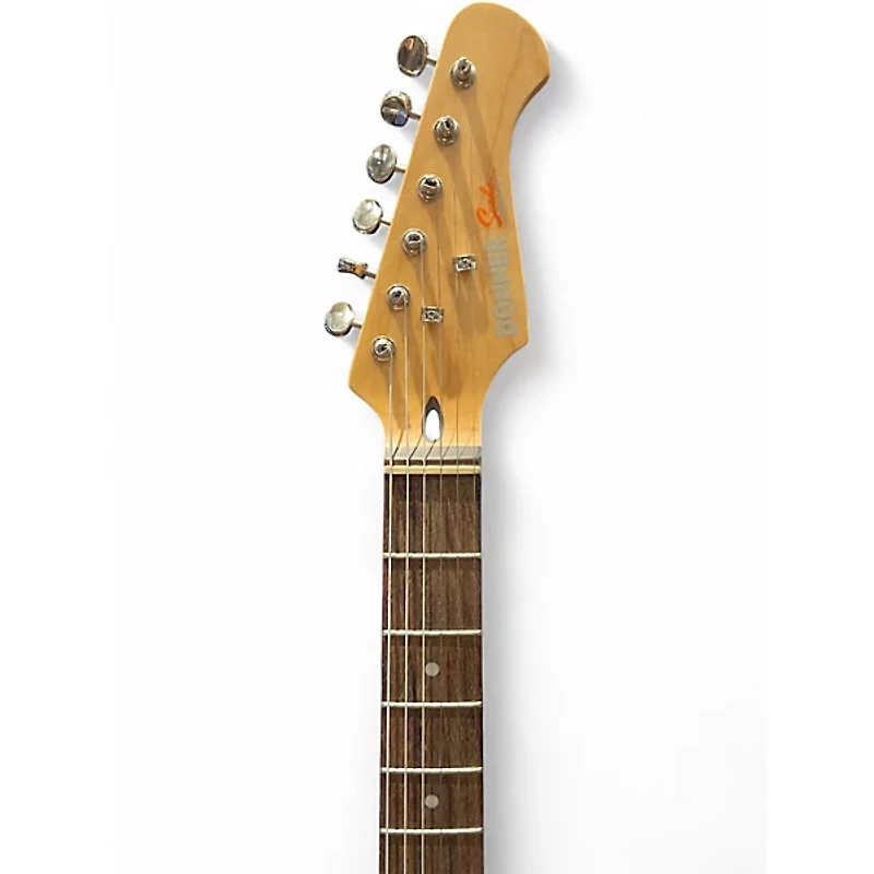 Used Donner Seeker Series Black Solid Body Electric Guitar