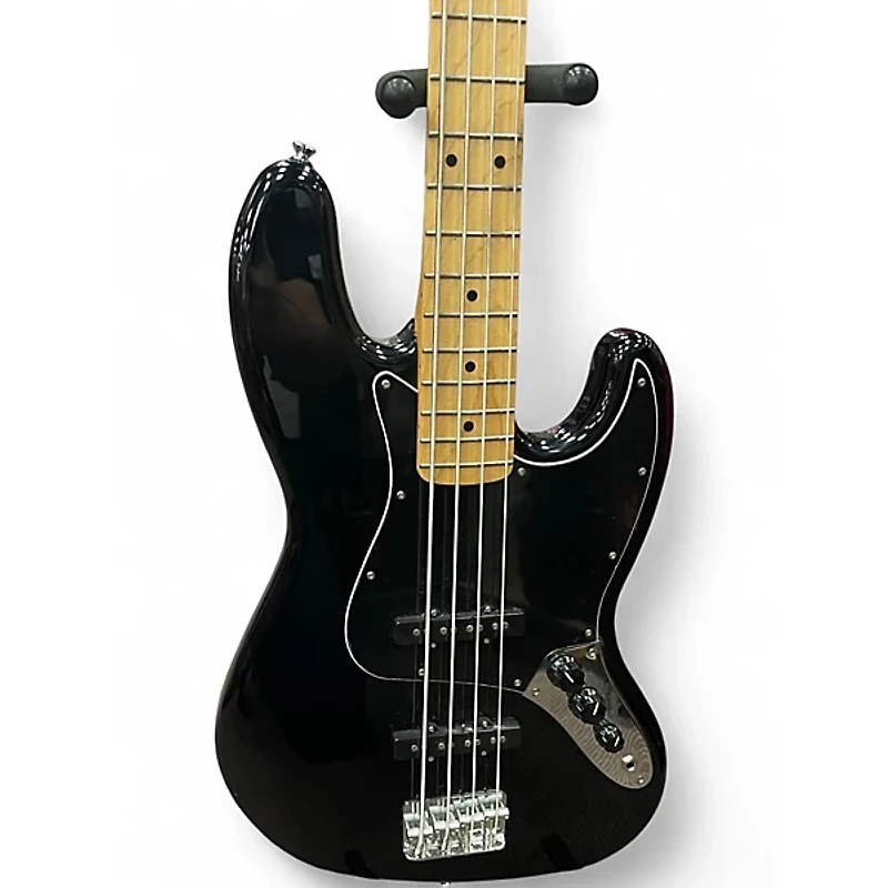 Used Fender Standard Jazz Bass Black Electric Bass Guitar