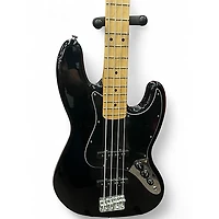 Used Fender Standard Jazz Bass Black Electric Bass Guitar