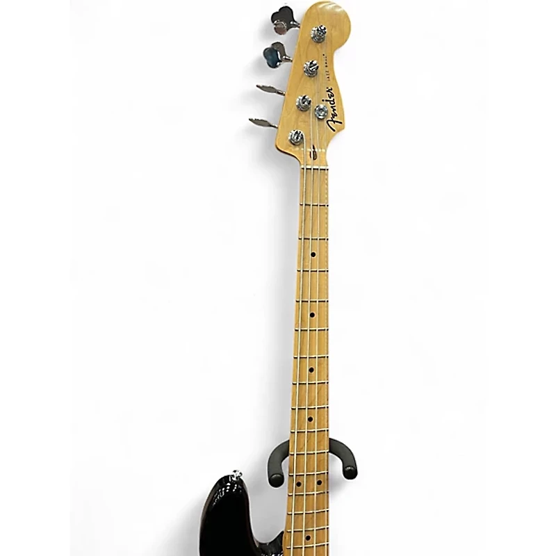 Used Fender Standard Jazz Bass Black Electric Bass Guitar