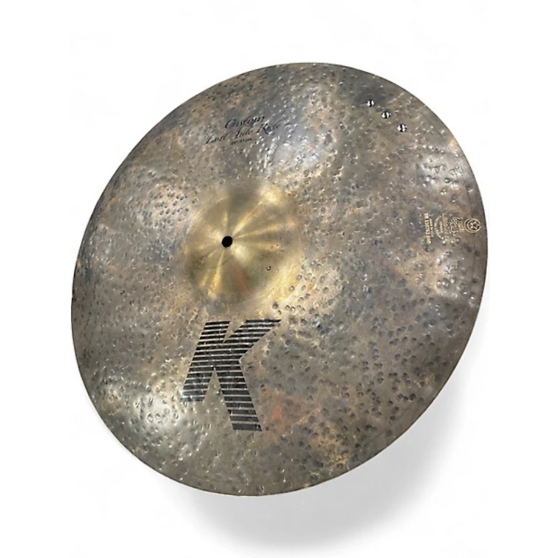 Used Zildjian 20in k custom left side ride Cymbal