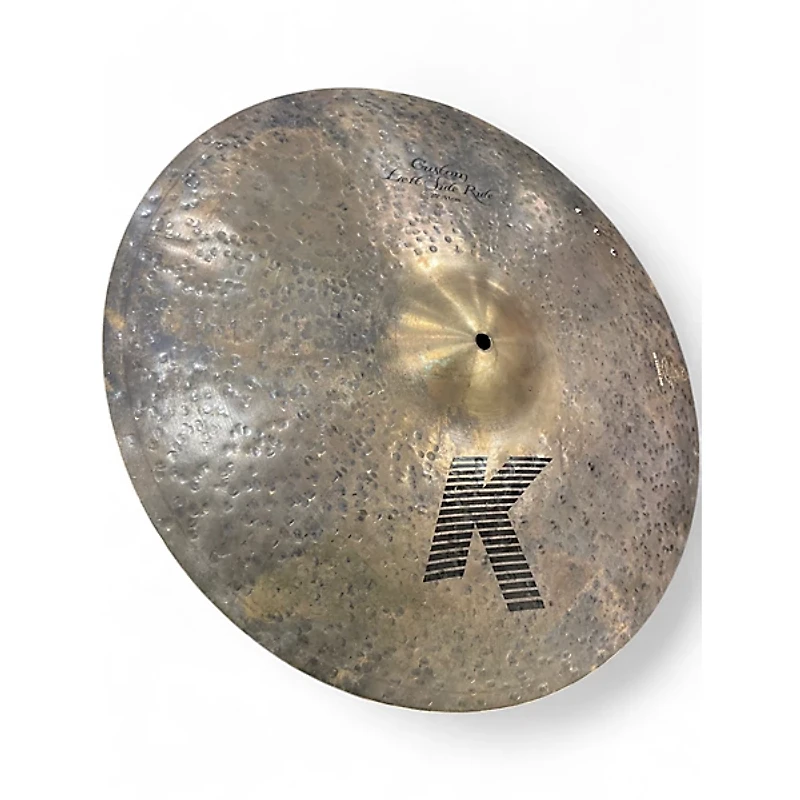 Used Zildjian 20in k custom left side ride Cymbal