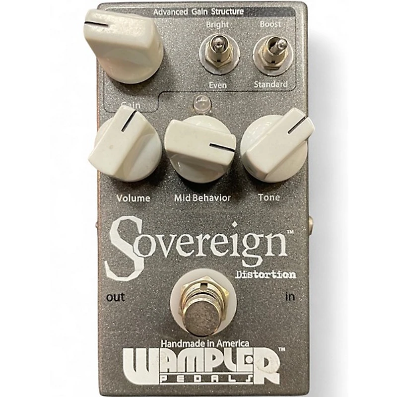 Used Wampler Sovereign Distortion Effect Pedal