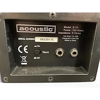 Used Acoustic B115 250W 1x15 Bass Cabinet