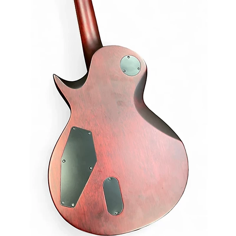 Used ESP EC1000 Deluxe Trans Red Solid Body Electric Guitar