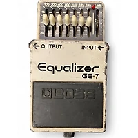 Used BOSS GE7 Equalizer Pedal