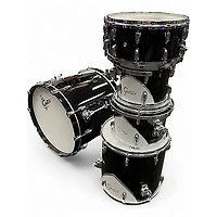 Used Gretsch Drums 5 Piece Renown 57 Black Drum Kit