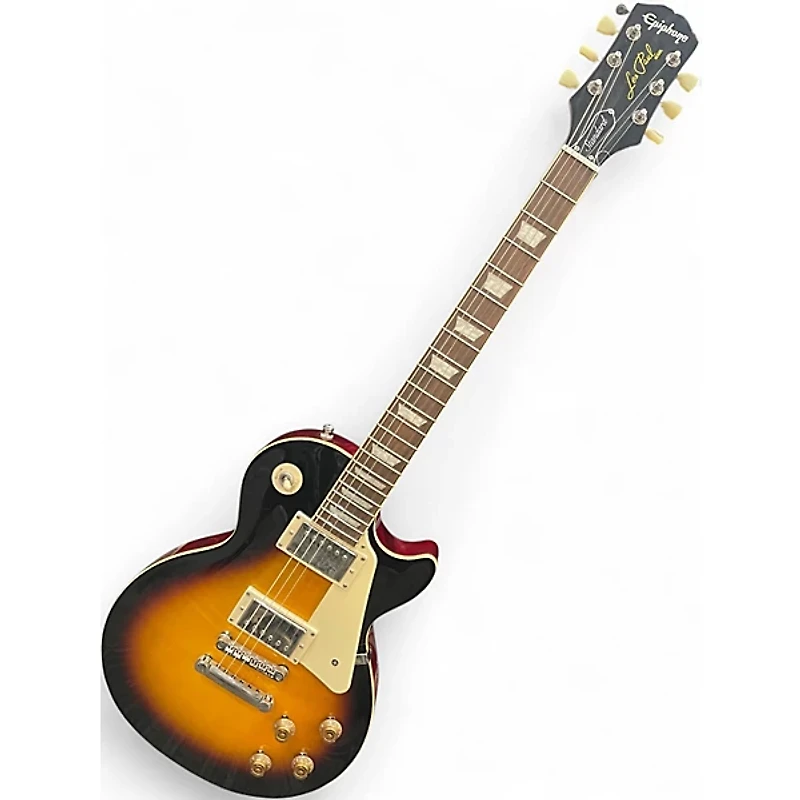 Used 2023 Epiphone Inspired by Gibson Custom 1959 Les Paul Standard Tobacco Burst Solid Body Electric Guitar