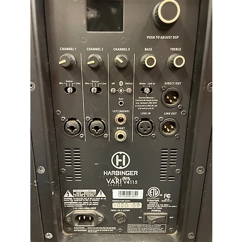 Used Harbinger VARI 4115 Powered Speaker