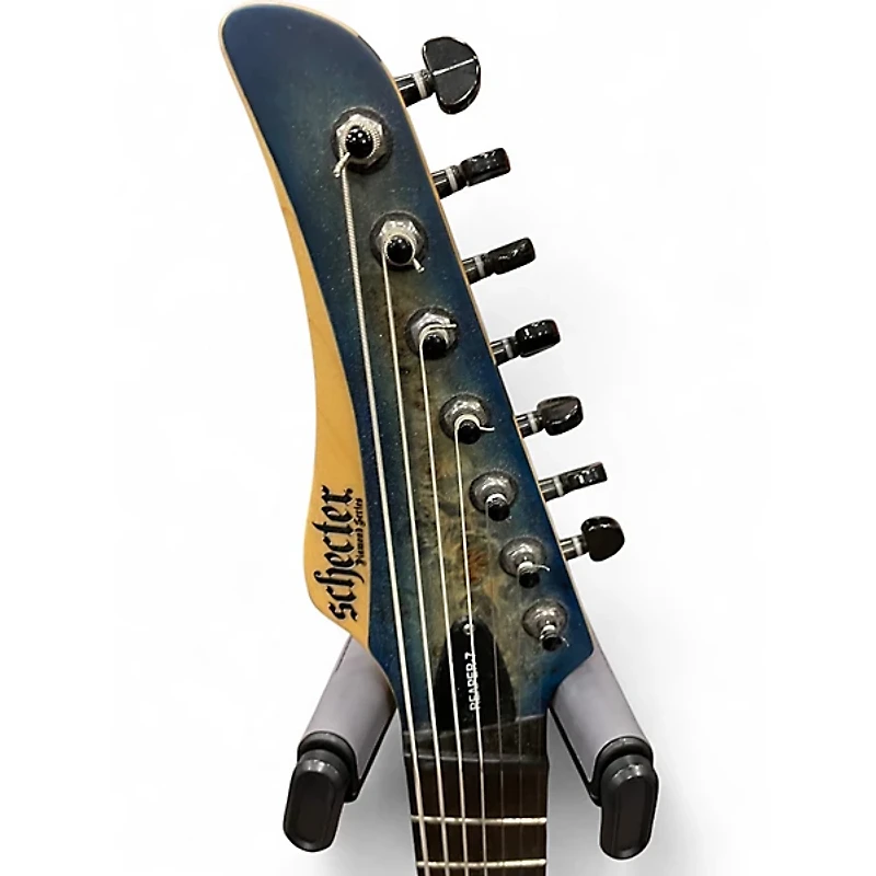 Used Schecter Guitar Research REAPER-7 SKY BURST Solid Body Electric Guitar