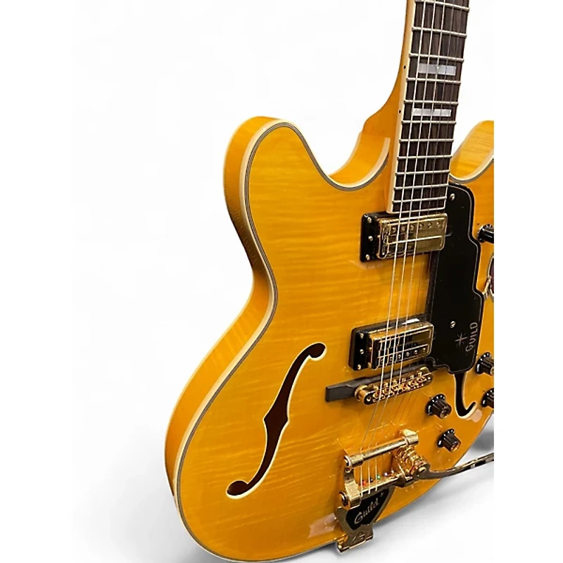 Used Guild Starfire VI Natural Hollow Body Electric Guitar
