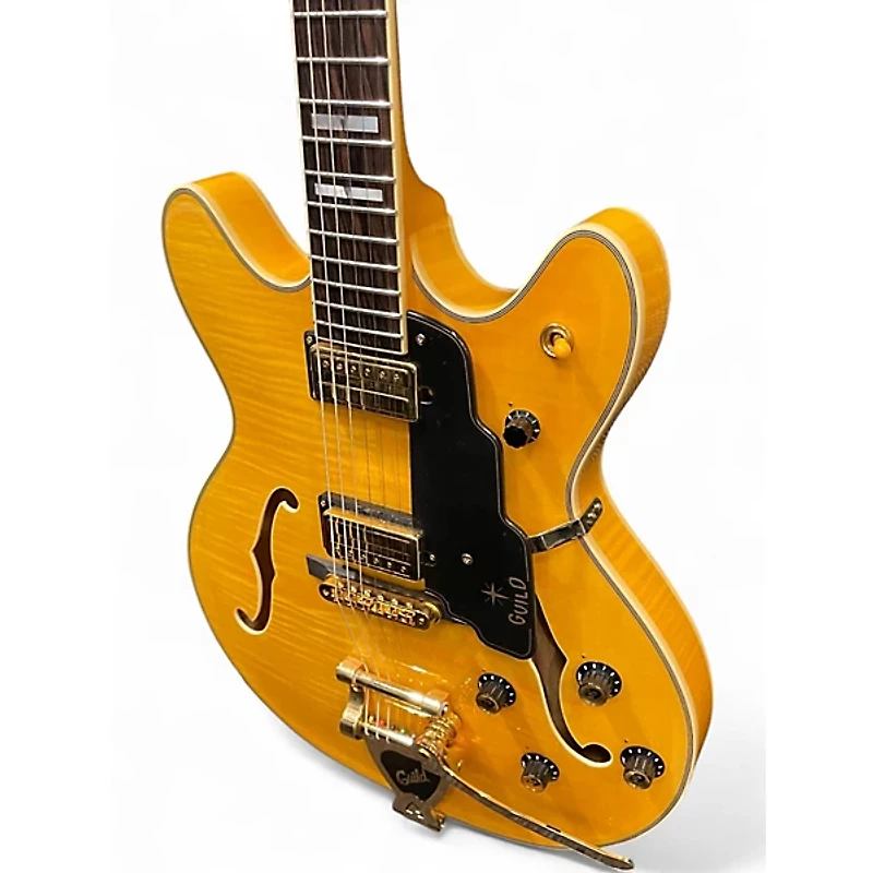 Used Guild Starfire VI Natural Hollow Body Electric Guitar
